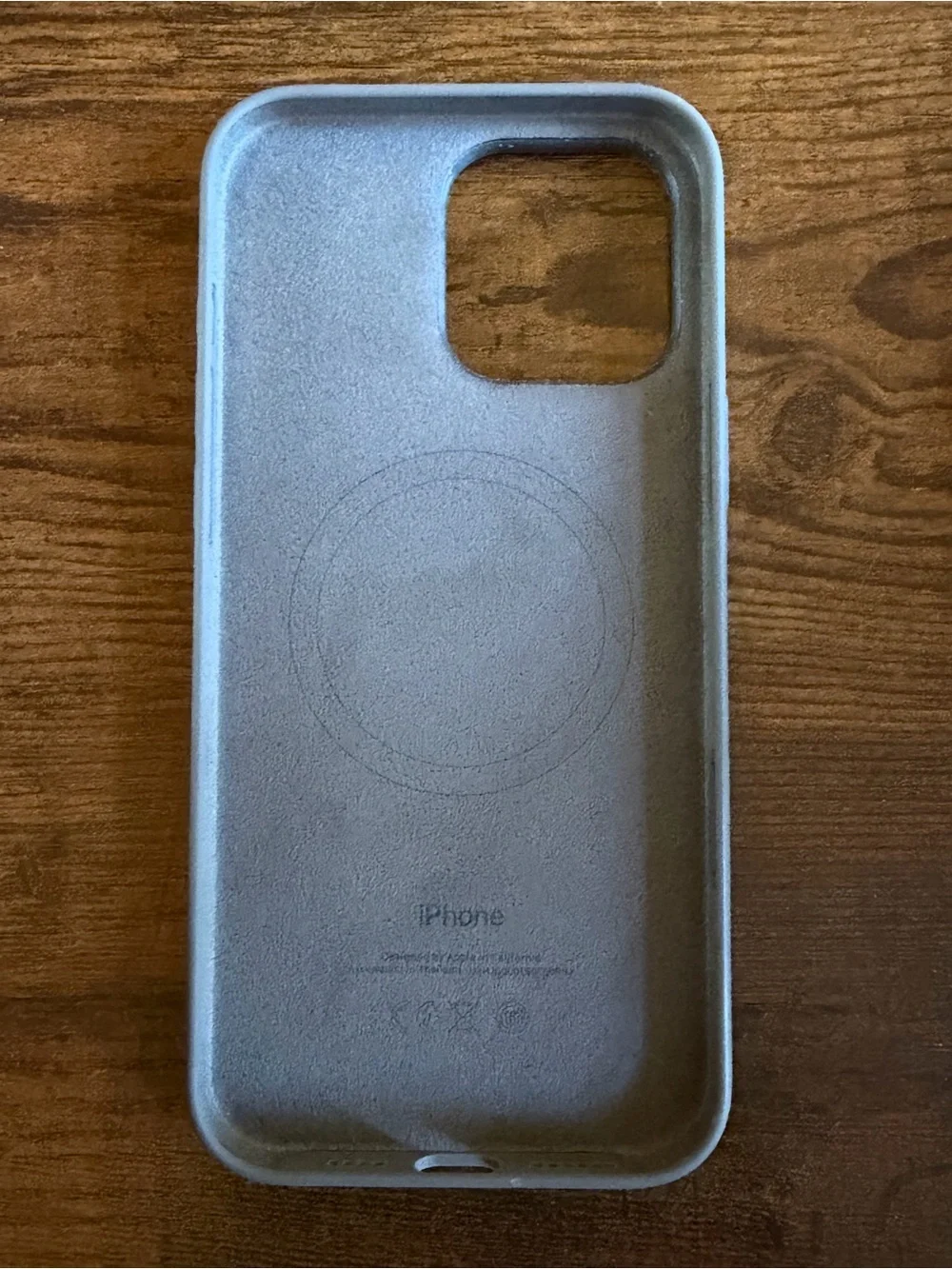 Apple Silicone iPhone 16 Pro Max Case: Stone Gray